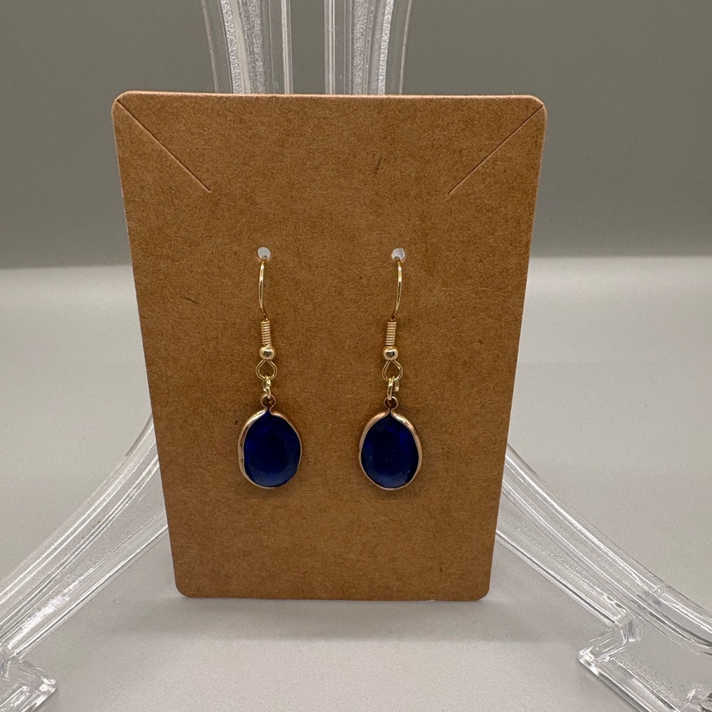 Hand Crafted Crystal Gem Earrings